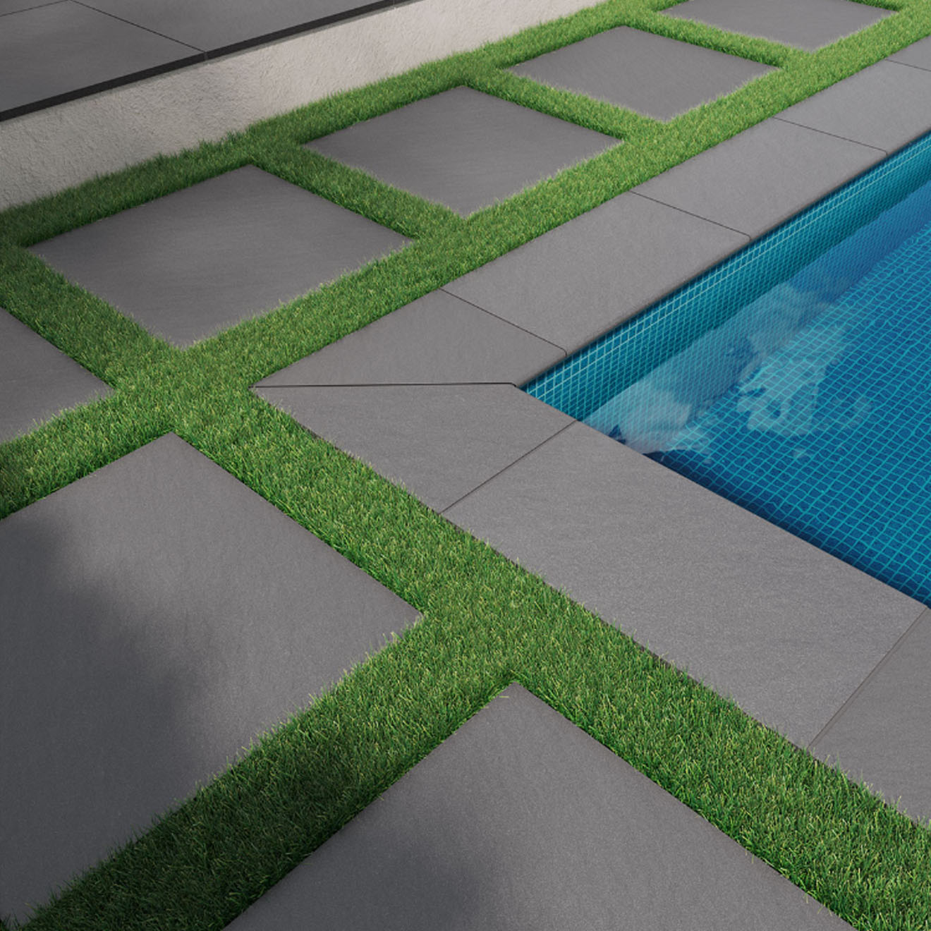 Arterra Paver True Blue Matte 24"X24"X2CM