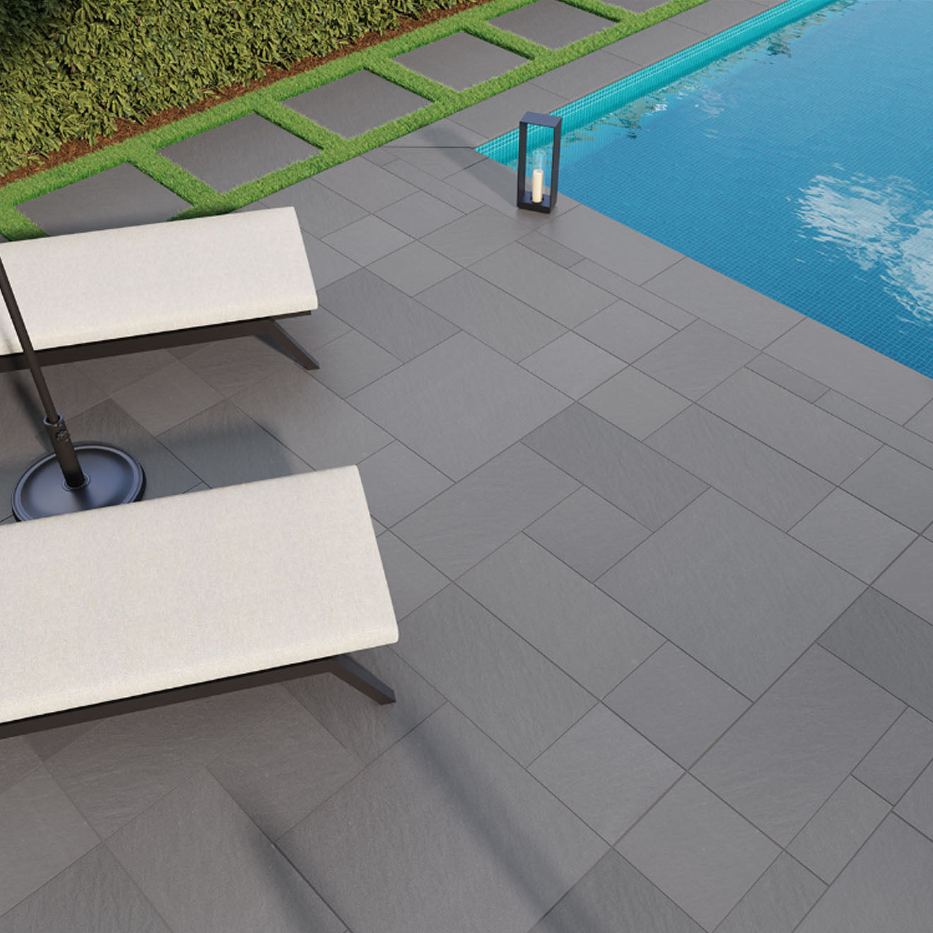 Arterra Paver True Blue Matte 24"X24"X2CM