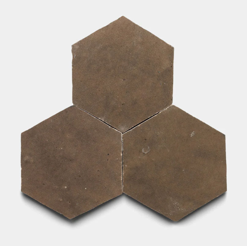 Weathered Taupe 2" X 2" X 3/4" Glazed