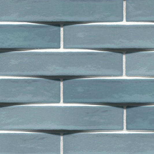 Convex Acqua Glossy 2" X 10"