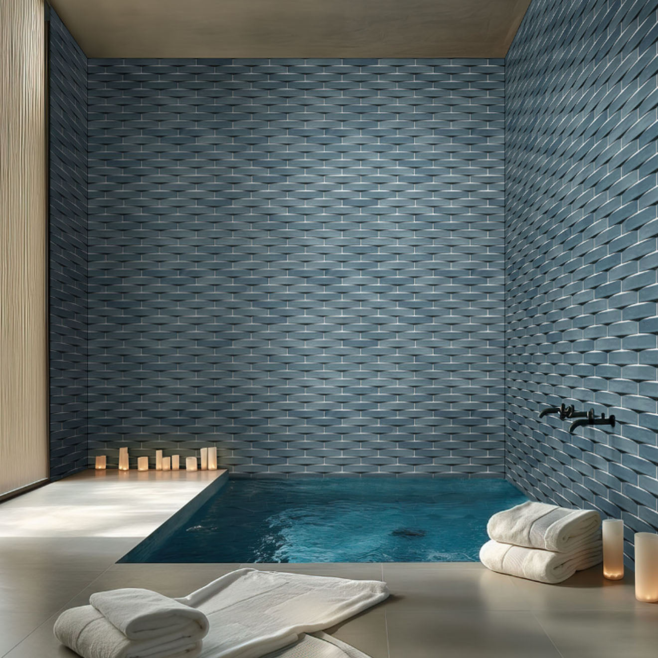 Convex Acqua Glossy 2" X 10"