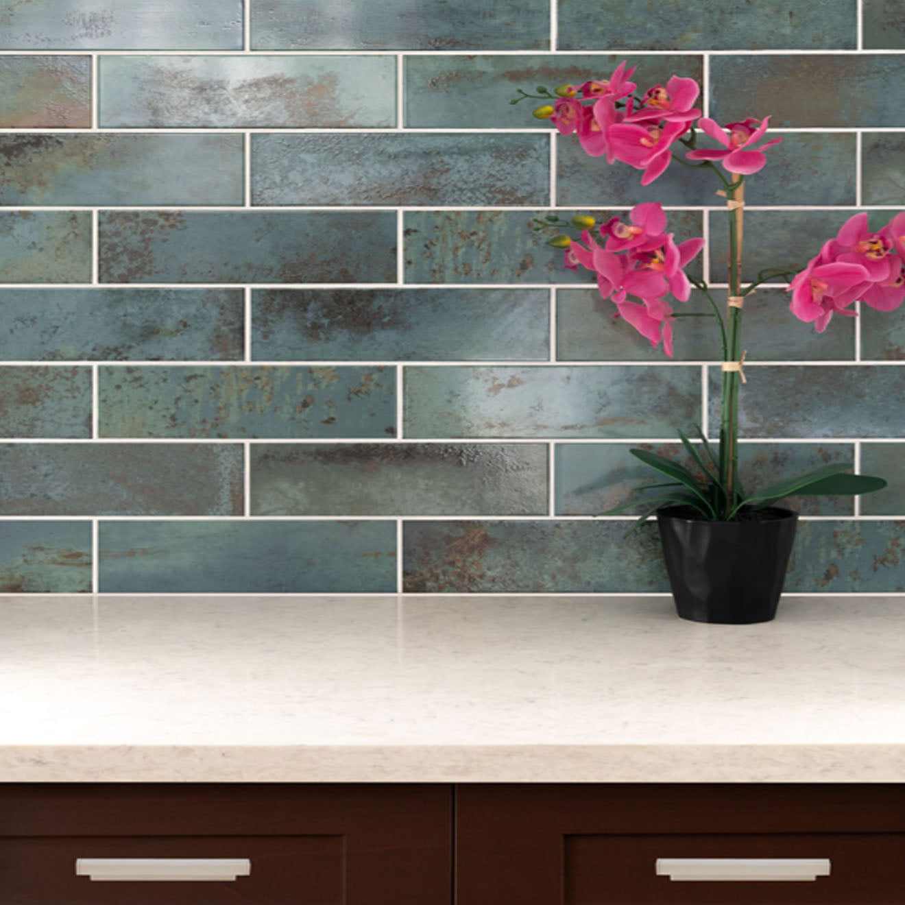 Marza Aqua Subway Glossy 4" x 12"