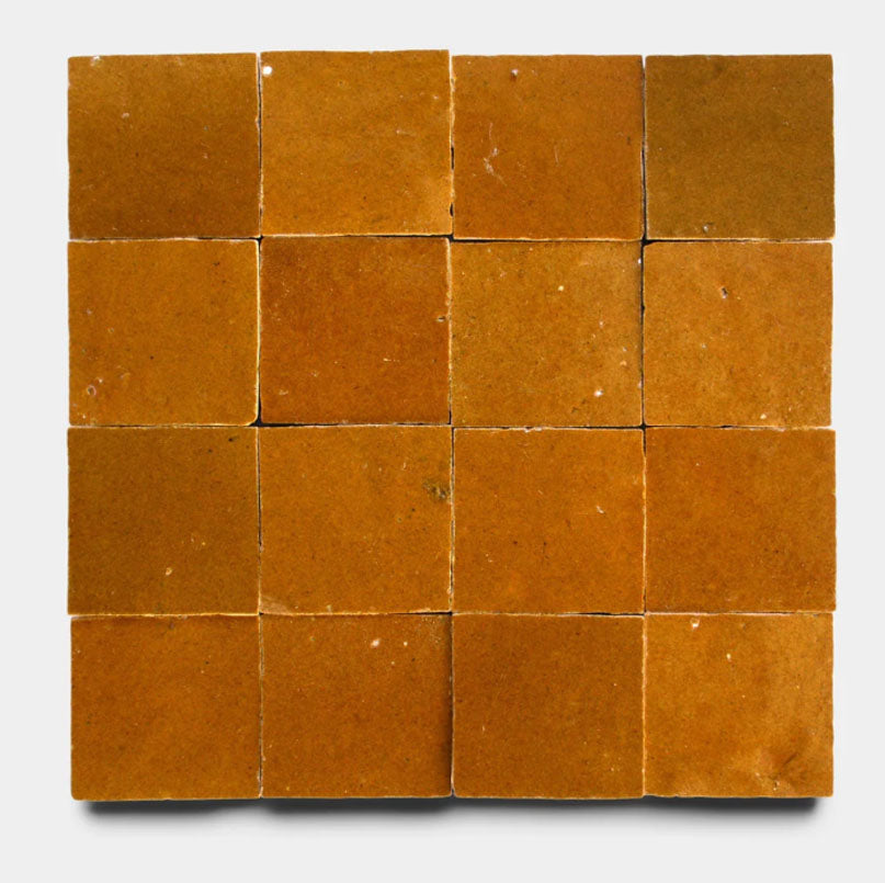 Golden Amber 2" X 6" X 3/4" Glazed