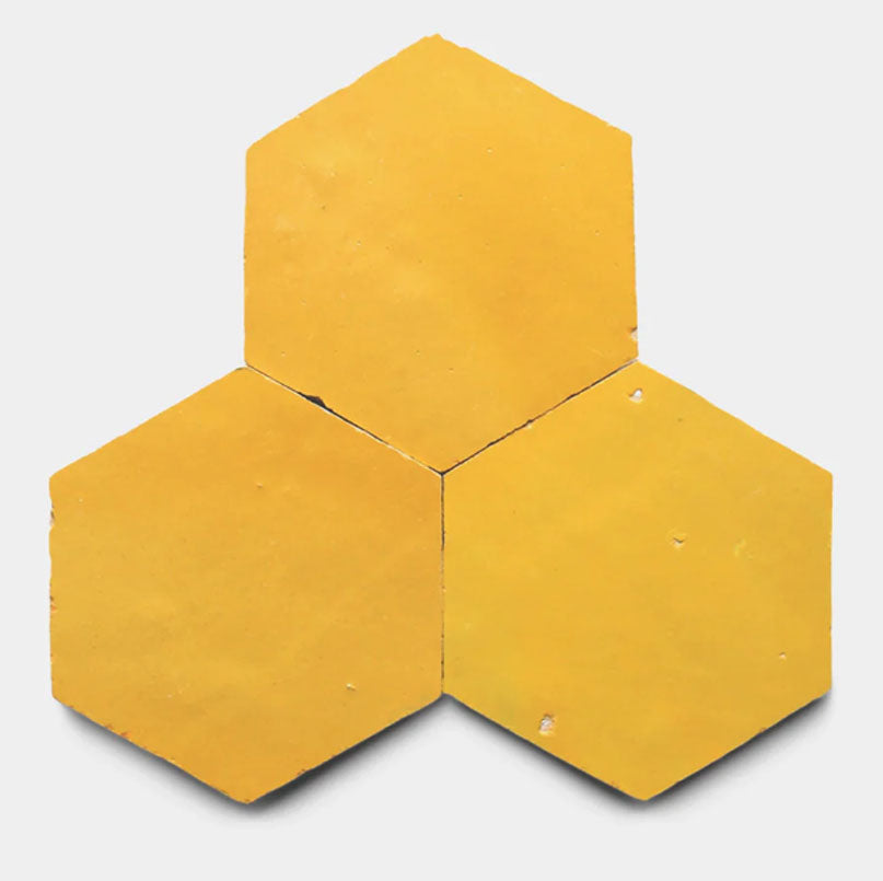 Sun Yellow 2" X 6" X 3/4" Glazed