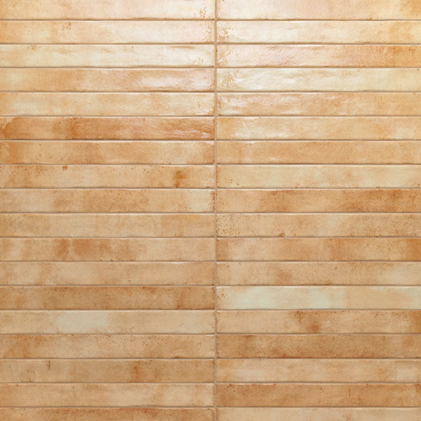 Chroma  Glossy  Beige  2" x 18"