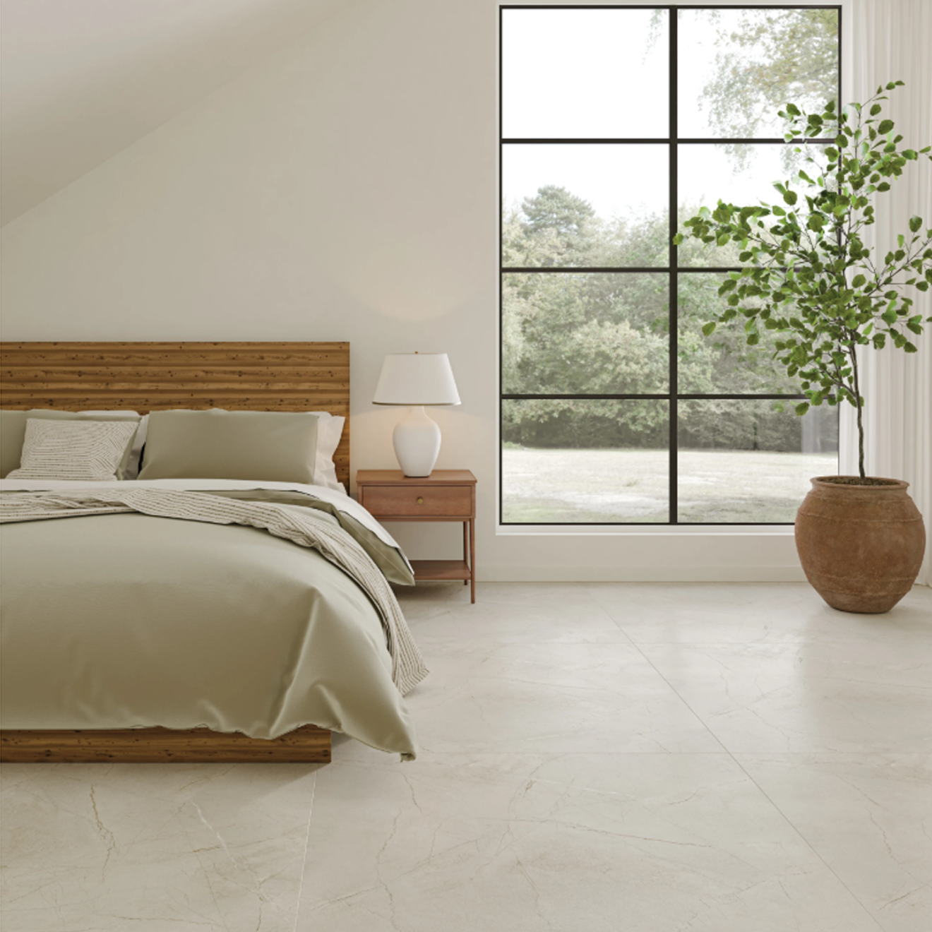 Crema Marfil Polished 48" X 48"