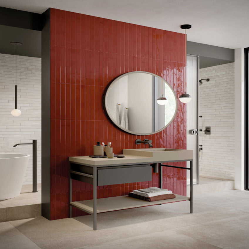 Chroma  Glossy  Red  2" x 18"