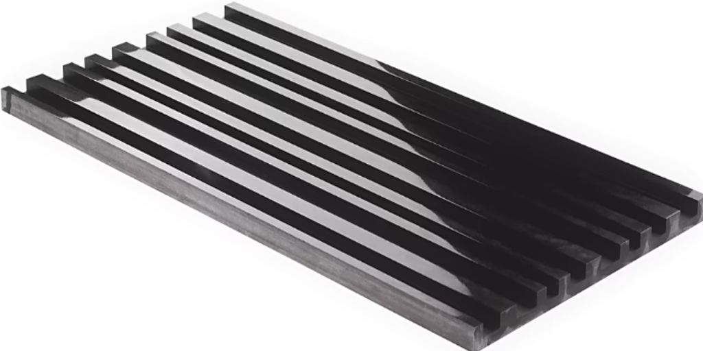 Black Jade Stonework 12"x24" Barcode 3D Polished
