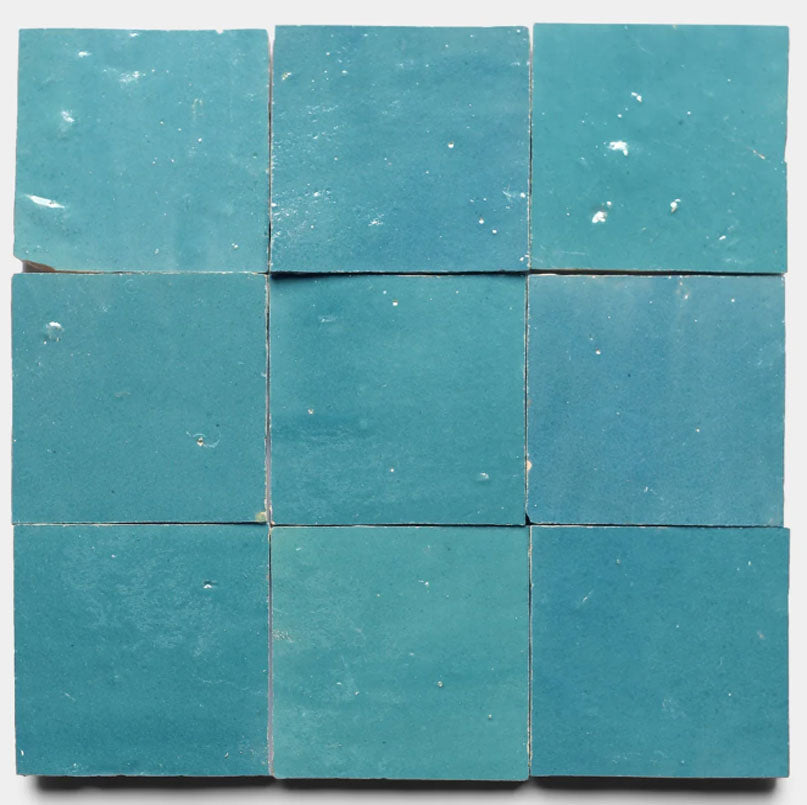 Icy Blue 2" X 6" X 3/4" Glazed