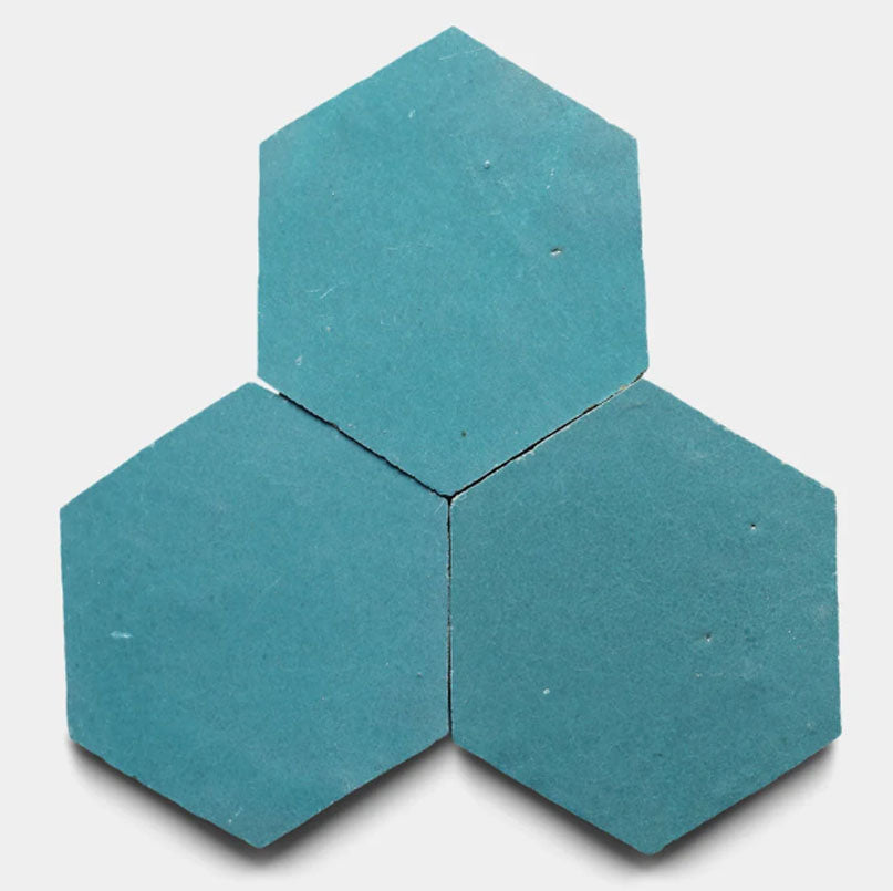 Icy Blue 2" X 6" X 3/4" Glazed