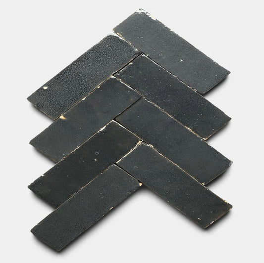 Charcoal Slate 2" X 6" X 3/4" Glazed
