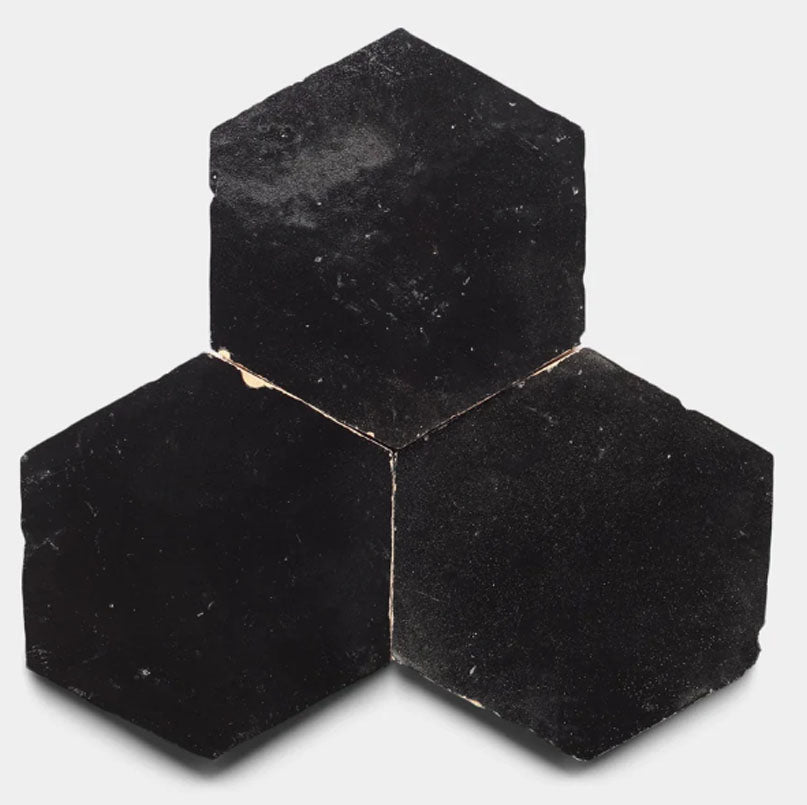 Midnight Black 2" X 6" X 3/4" Glazed