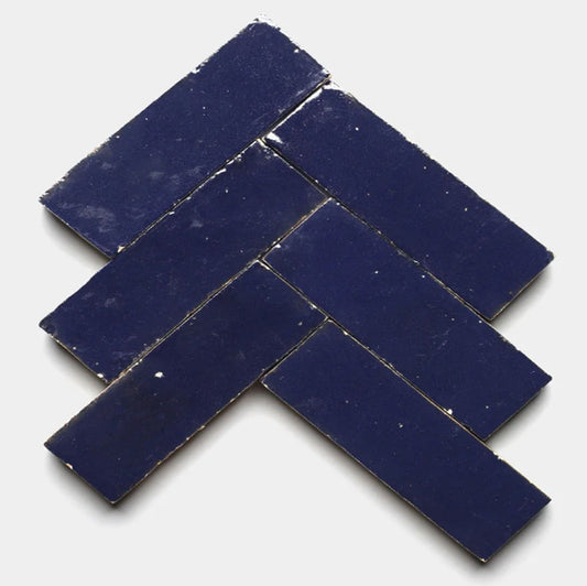 Deep Navy 2" X 6" X 3/4" Glazed