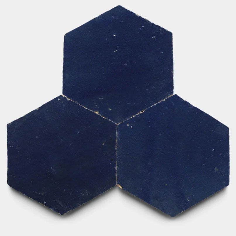 Deep Navy 2" X 6" X 3/4" Glazed