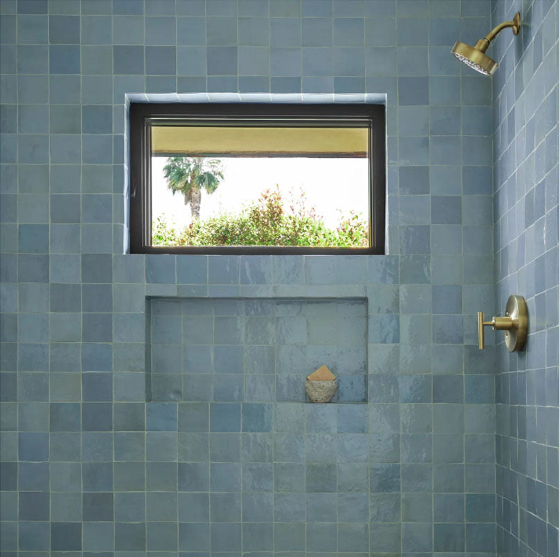 Classic Blue 2" X 6" X 3/4" Glazed