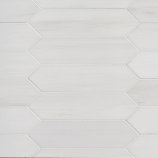 Bianco Dolomite White 3" x 12" Picket Premium