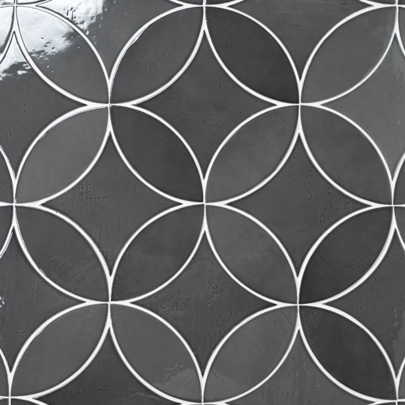 Legacy  Glossy Petal Charcoal 3" x 8"