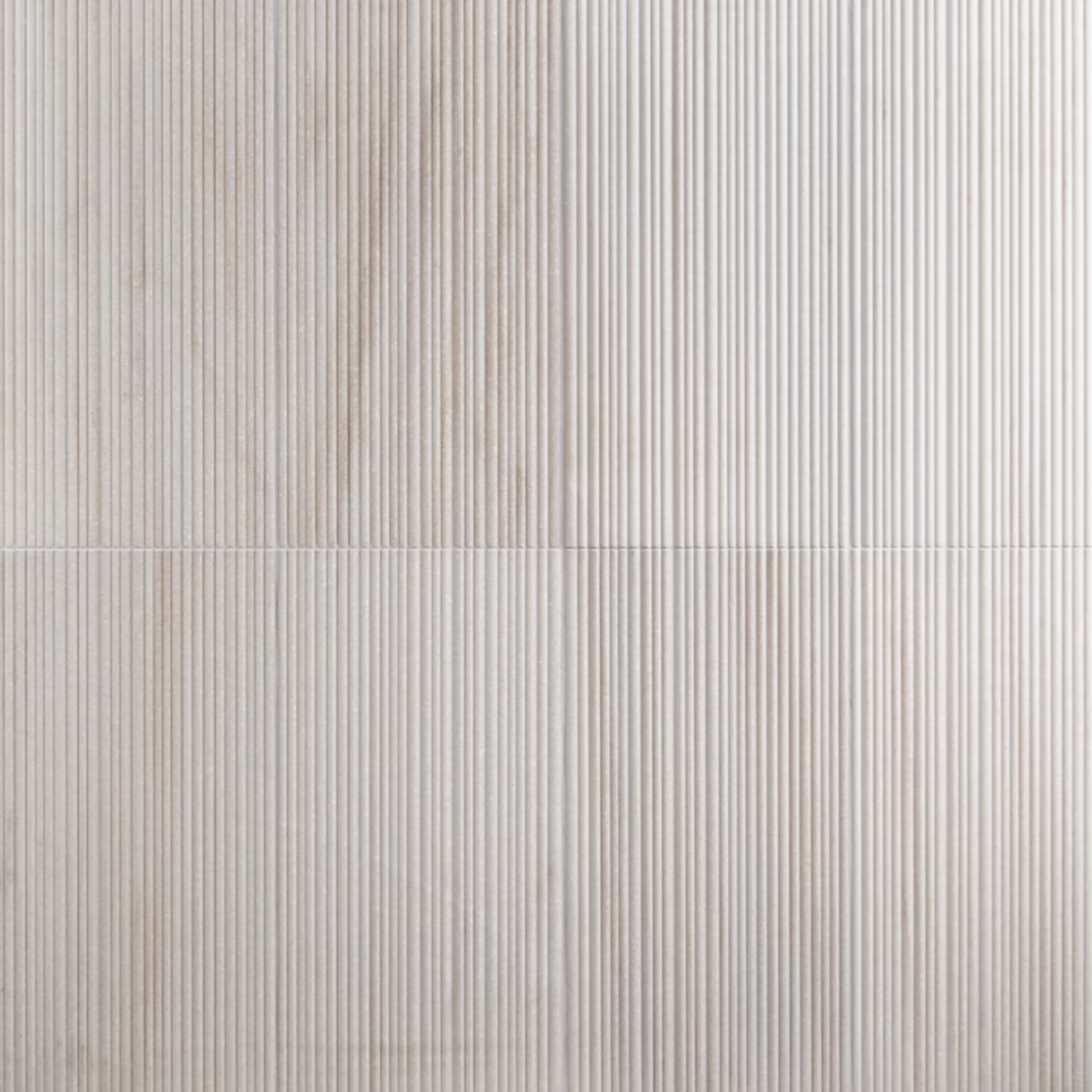Waves Golden Valley White 12" x 24" Fluted 3D Honed