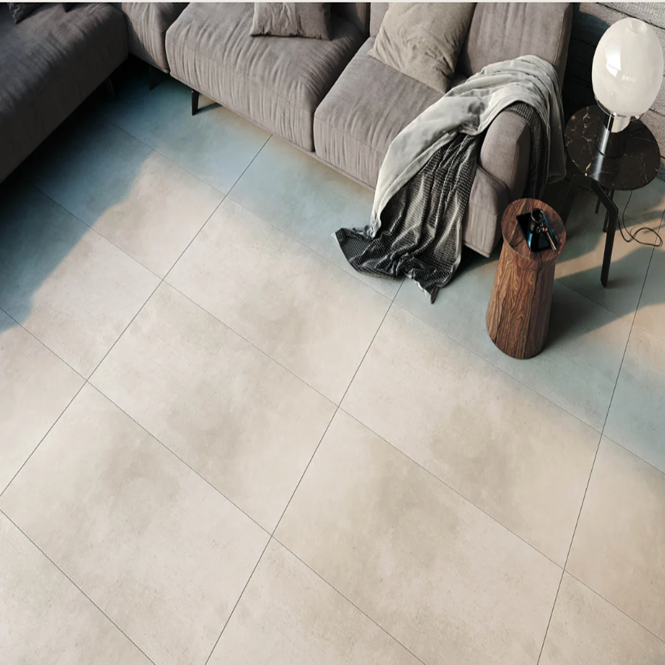 Vista Bone Rectified Matte 48"X48"