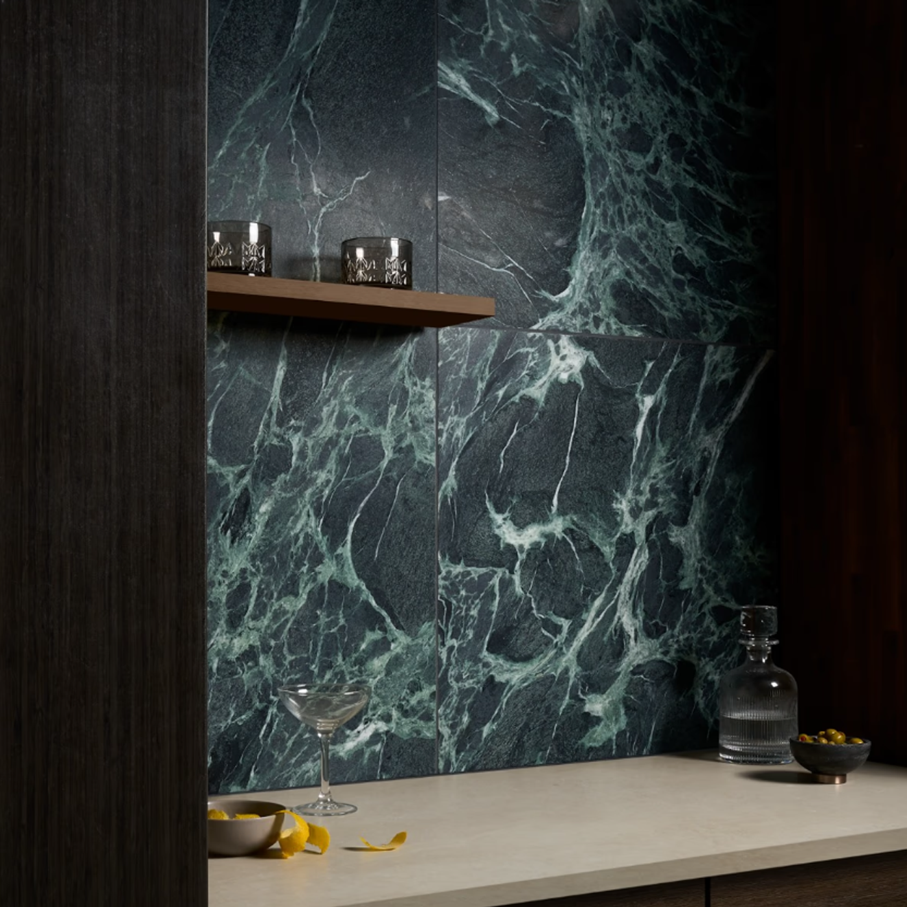 Verde Alpi 24"x24" Honed