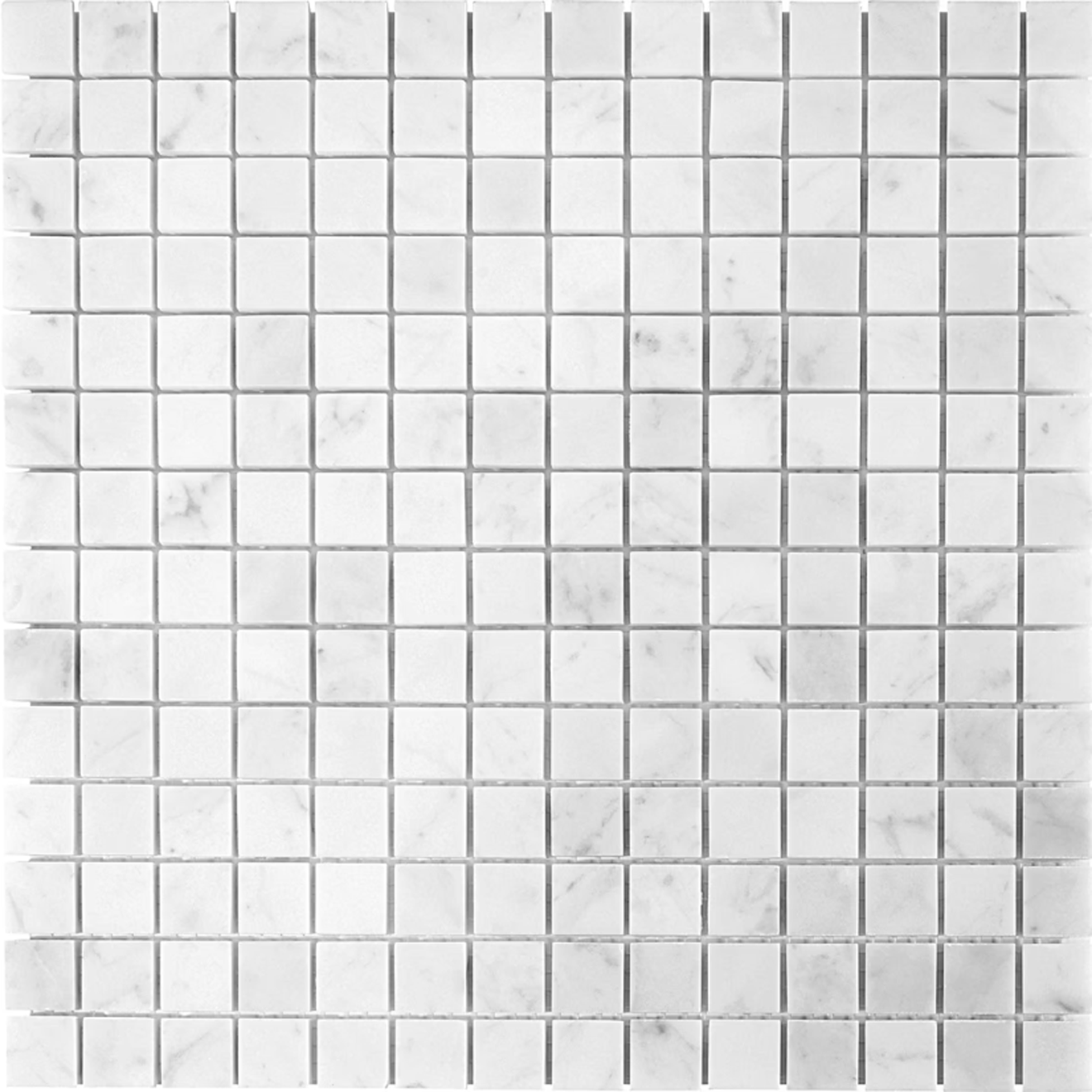 Carrara 3/4" x 3/4"  Square Mosaic Polished