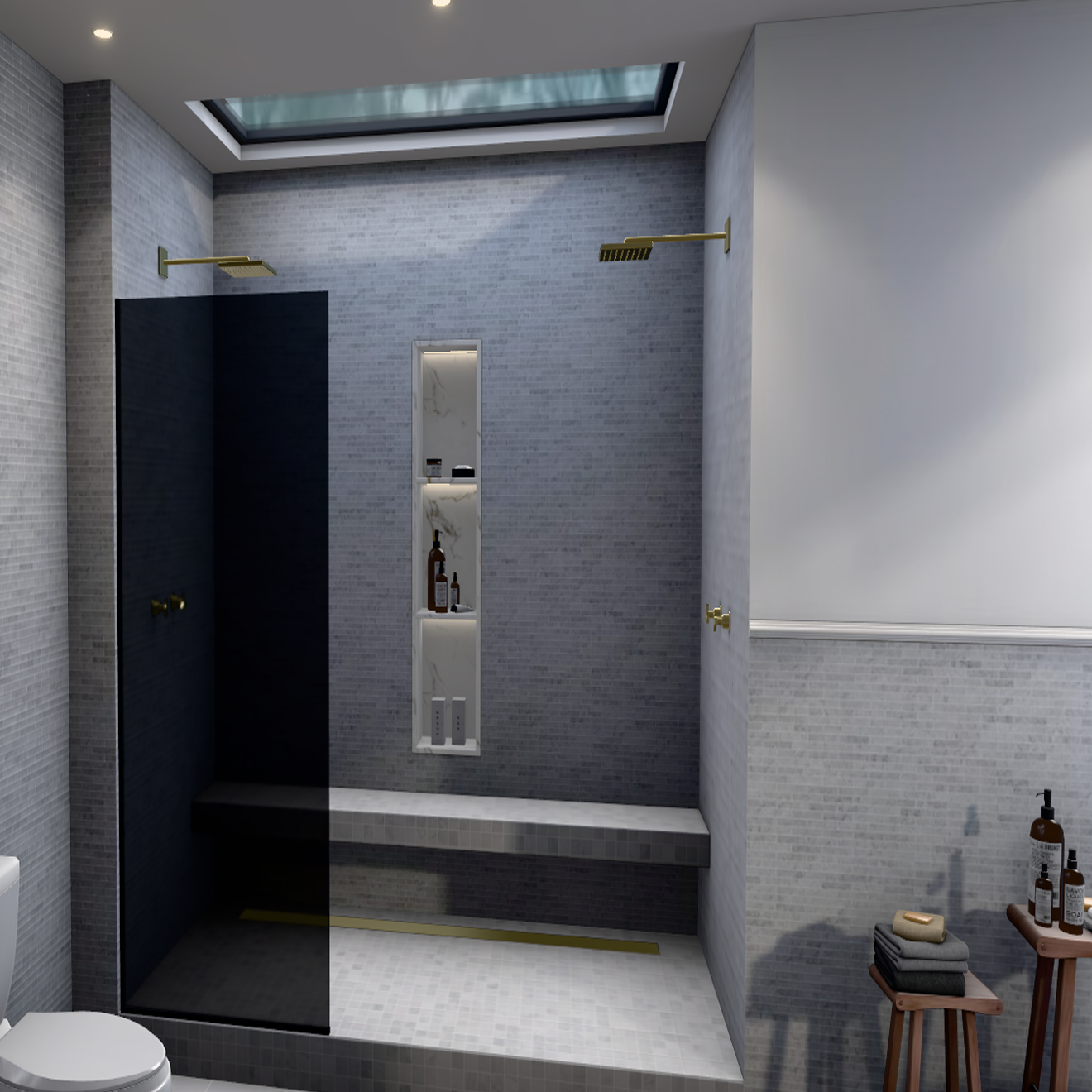 Carrara 3/4" X 4" Big Brick Pattern Mosaic Polished
