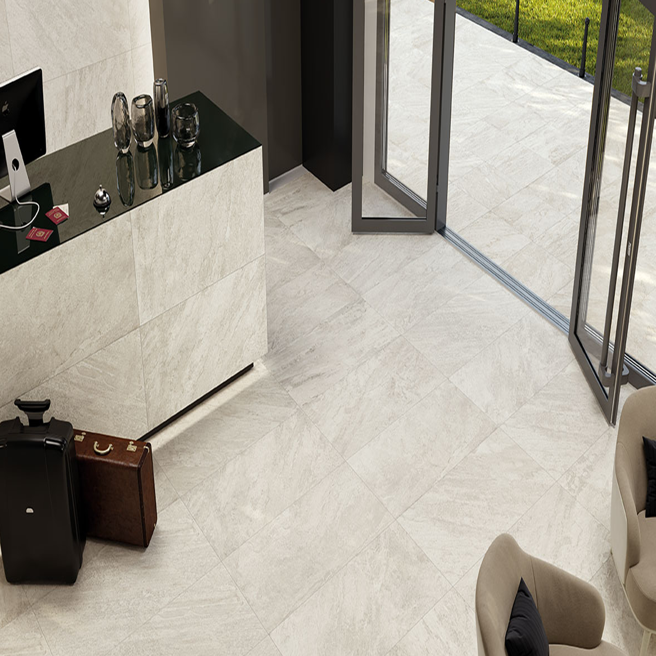 Legions Quartz White Matte 24"x 48"