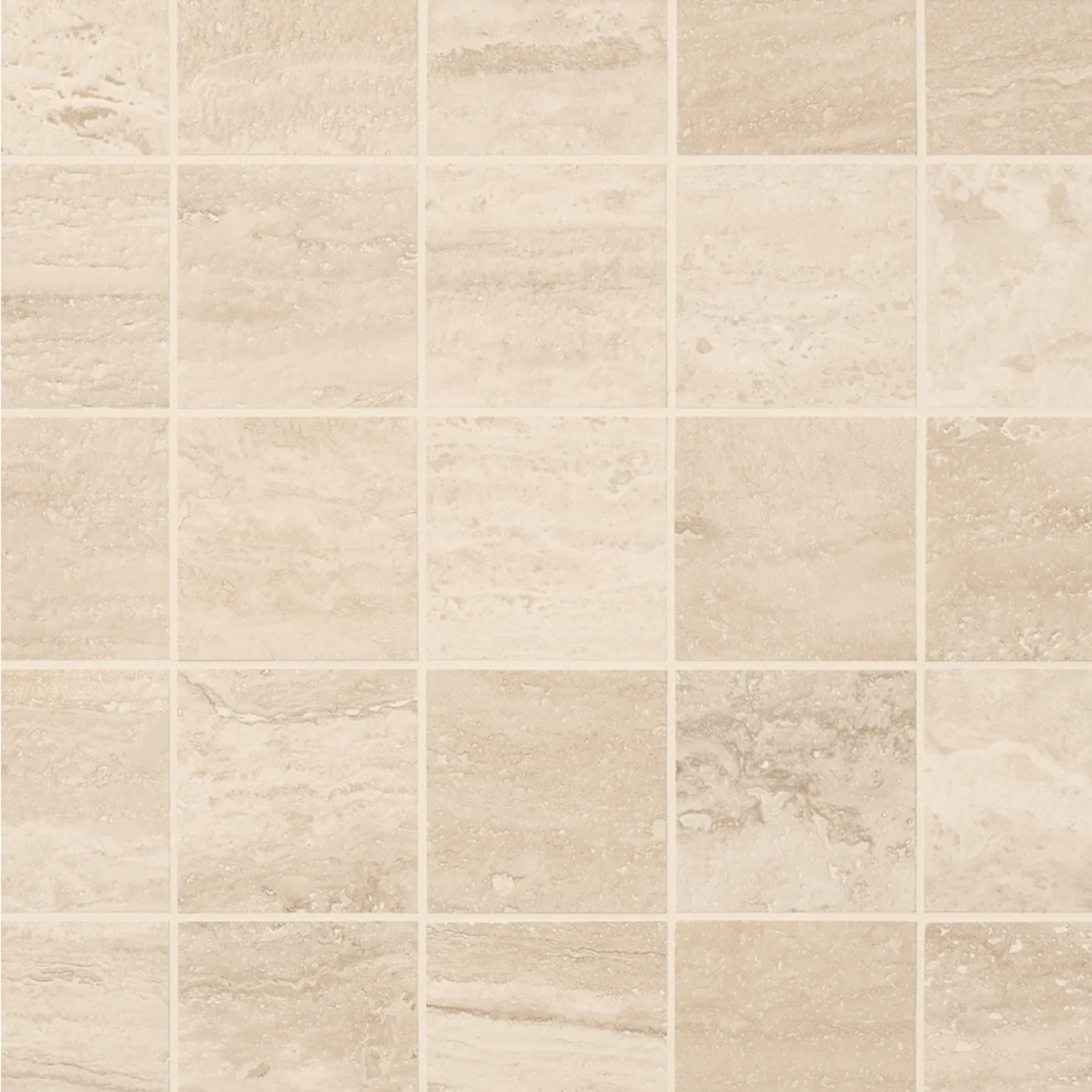 Ivory Travertine 2.5" x 12" Filled Vein Cut Brushed
