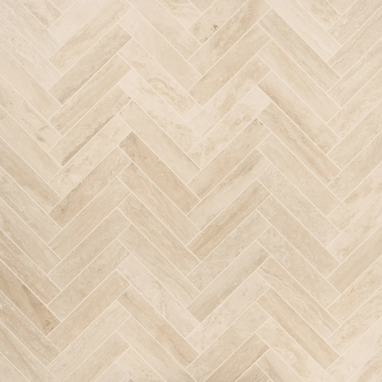 Ivory Travertine 2.5" x 12" Filled Vein Cut Brushed