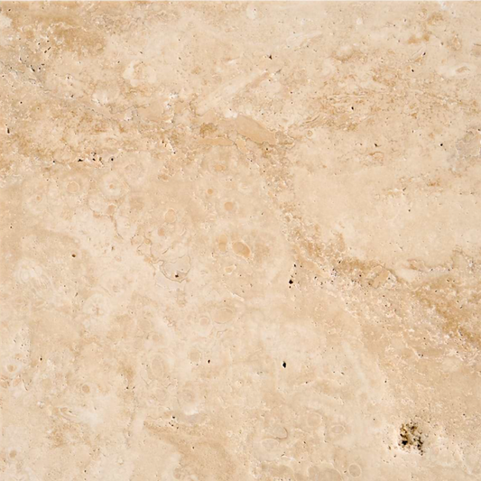 Classic Travertine 2.5" x 12" Filled  Vein Cut  Brushed