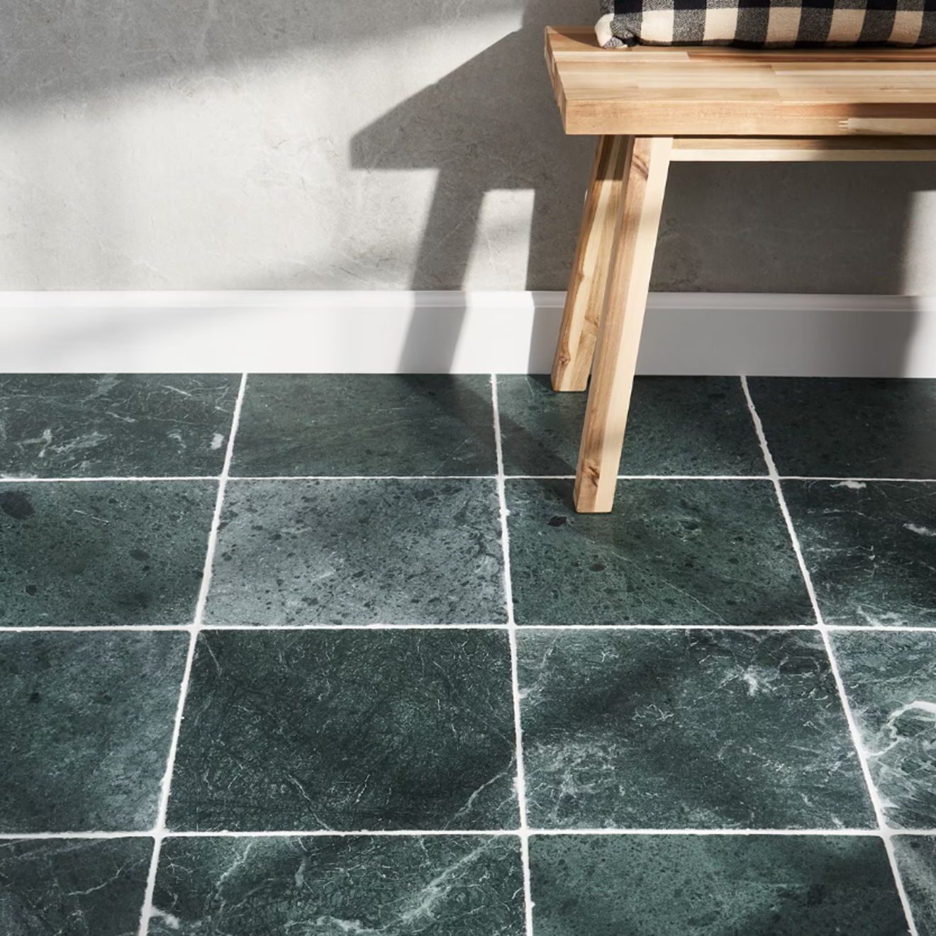Avanti Verde Green 12" x 12" Tumbled 