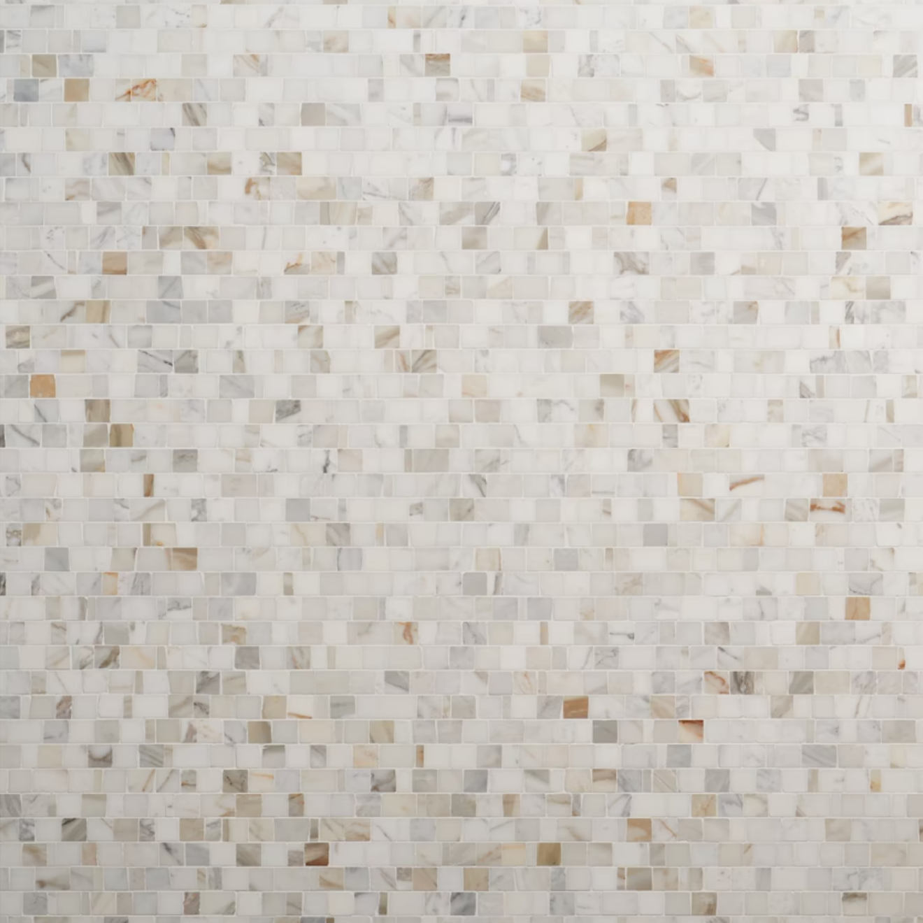 Avanti Calacatta Gold Hand Clipped Rectangle Joint  Mosaic Honed