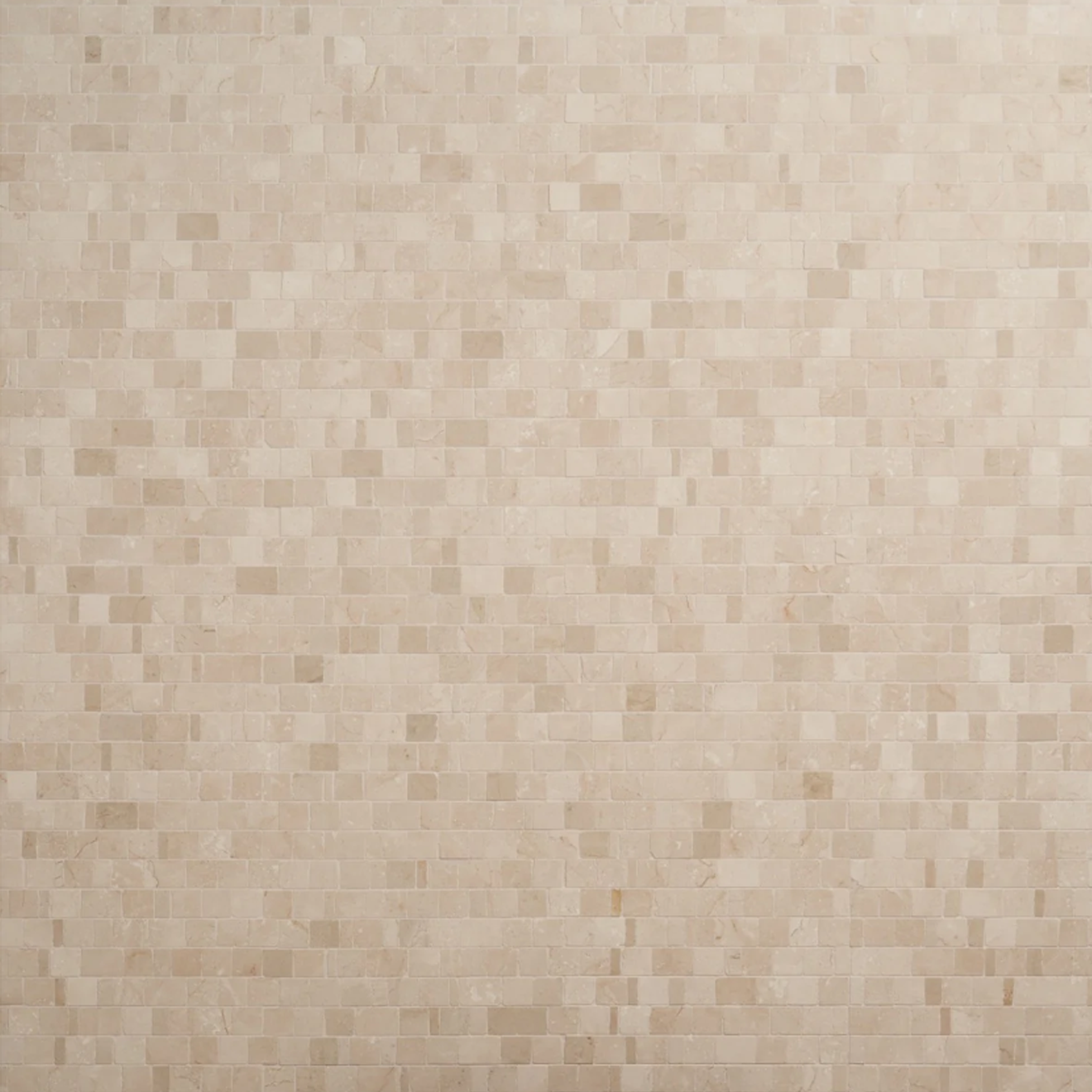 Avanti Crema Marfil Beige Hand Clipped Rectangle Joint  Mosaic Honed