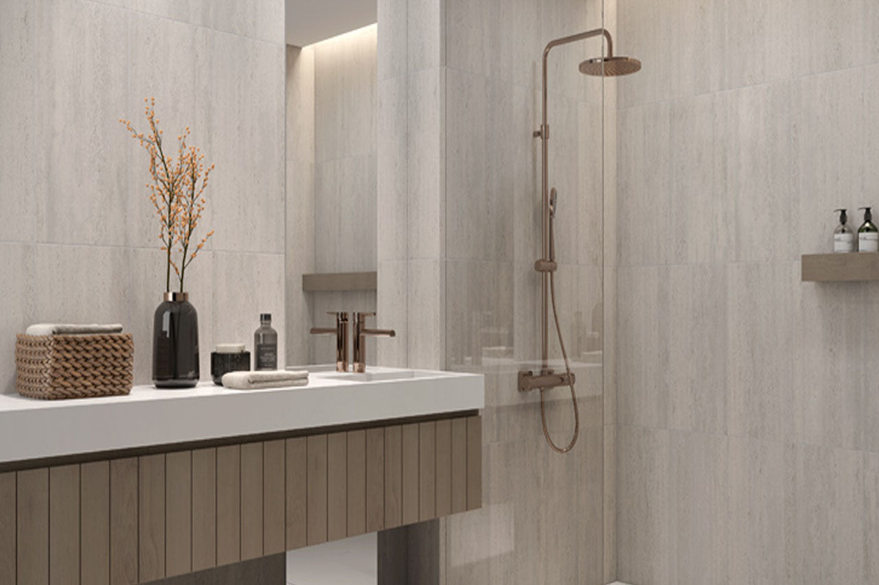 Savoy Travertine Grey Matte 24" X 48"