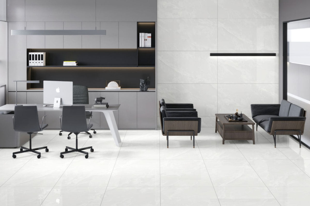 Smoky Onyx White Polished 24"X 48