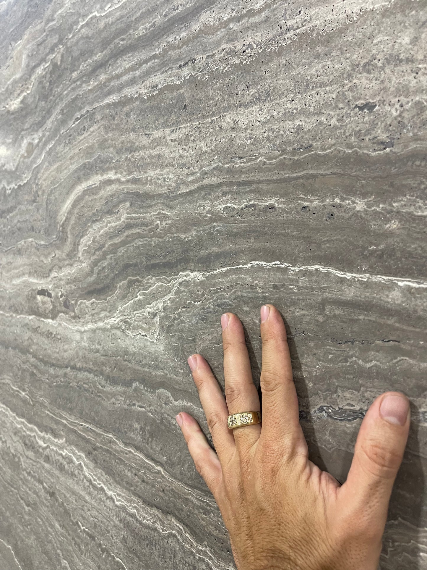 Titanium Travertine 2CM